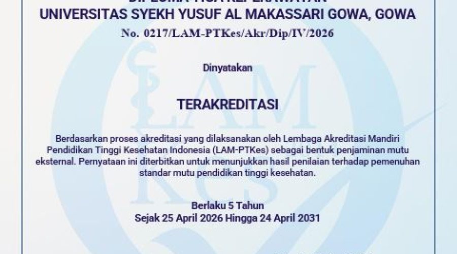 AkreditasiD3KeperawatanUSY